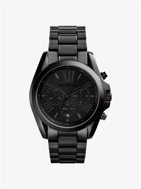 michael kors mens black and silver watch|michael kors watch men price.